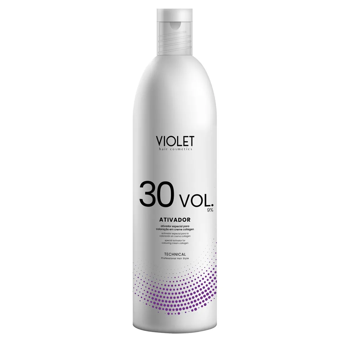 Activateur 30 Vol. pour Coloration COLLAGEN - 1000 ml | Violet New