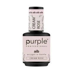 AIB - Acrygel in Bottle CREAM ROSE - 15 ml | Purple Professional New