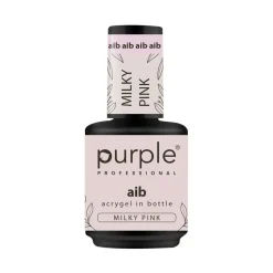 AIB - Acrygel in Bottle MILKY PINK - 15 ml | Purple Professional New