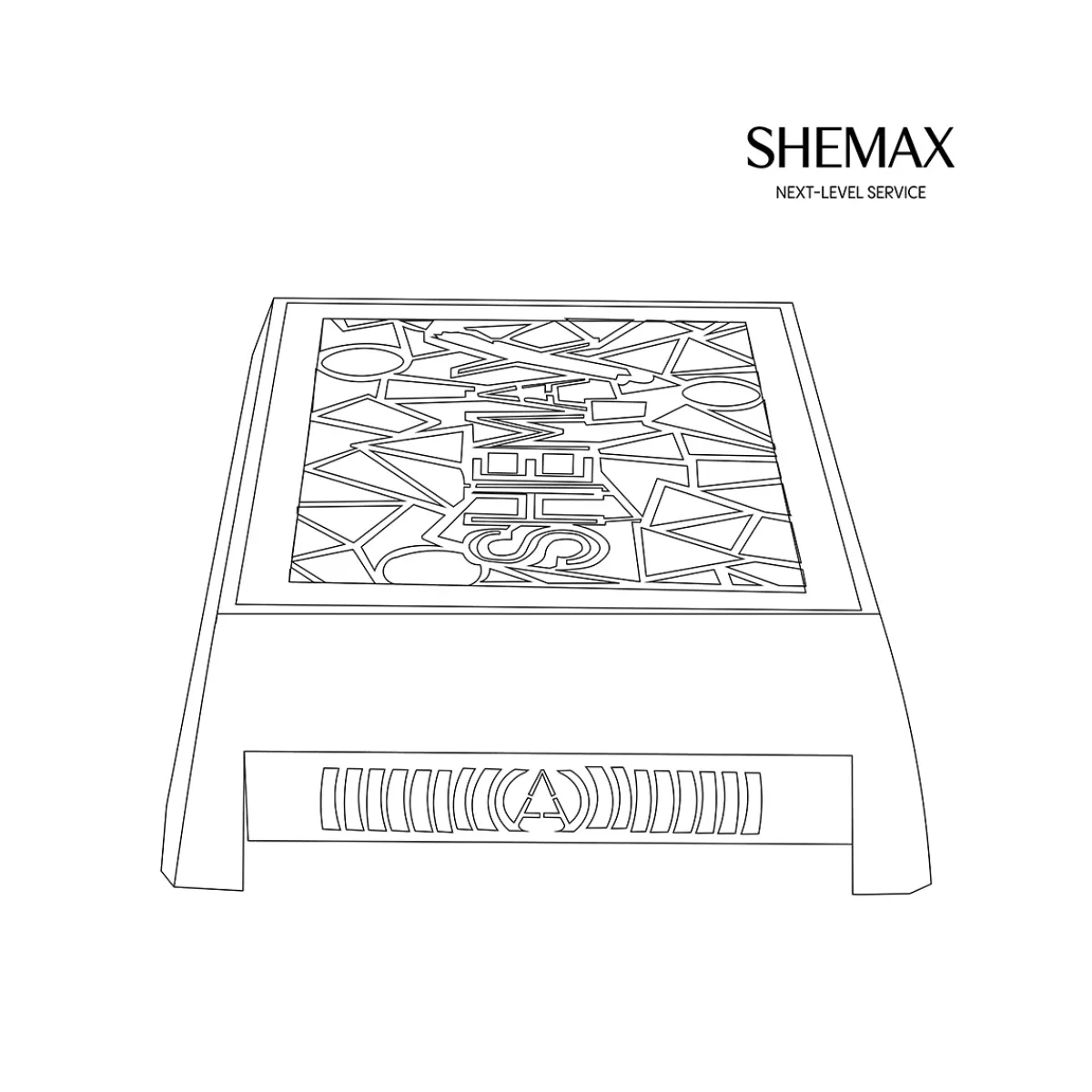 Aspirateur de table Style X-PRO sans sac avec filtre - Rose | Shemax Discount