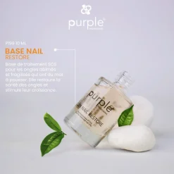Base Nail Restore pour ongles abîmés 10 ml | Purple Professional Fashion