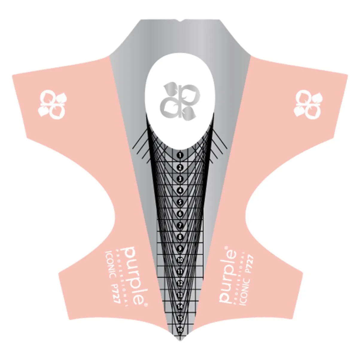 BOITE de CHABLONS 100 Pcs - ICONIC | Purple Professional Online