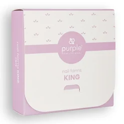BOITE de CHABLONS 100 Pcs - KING NAILS | Purple Professional Sale