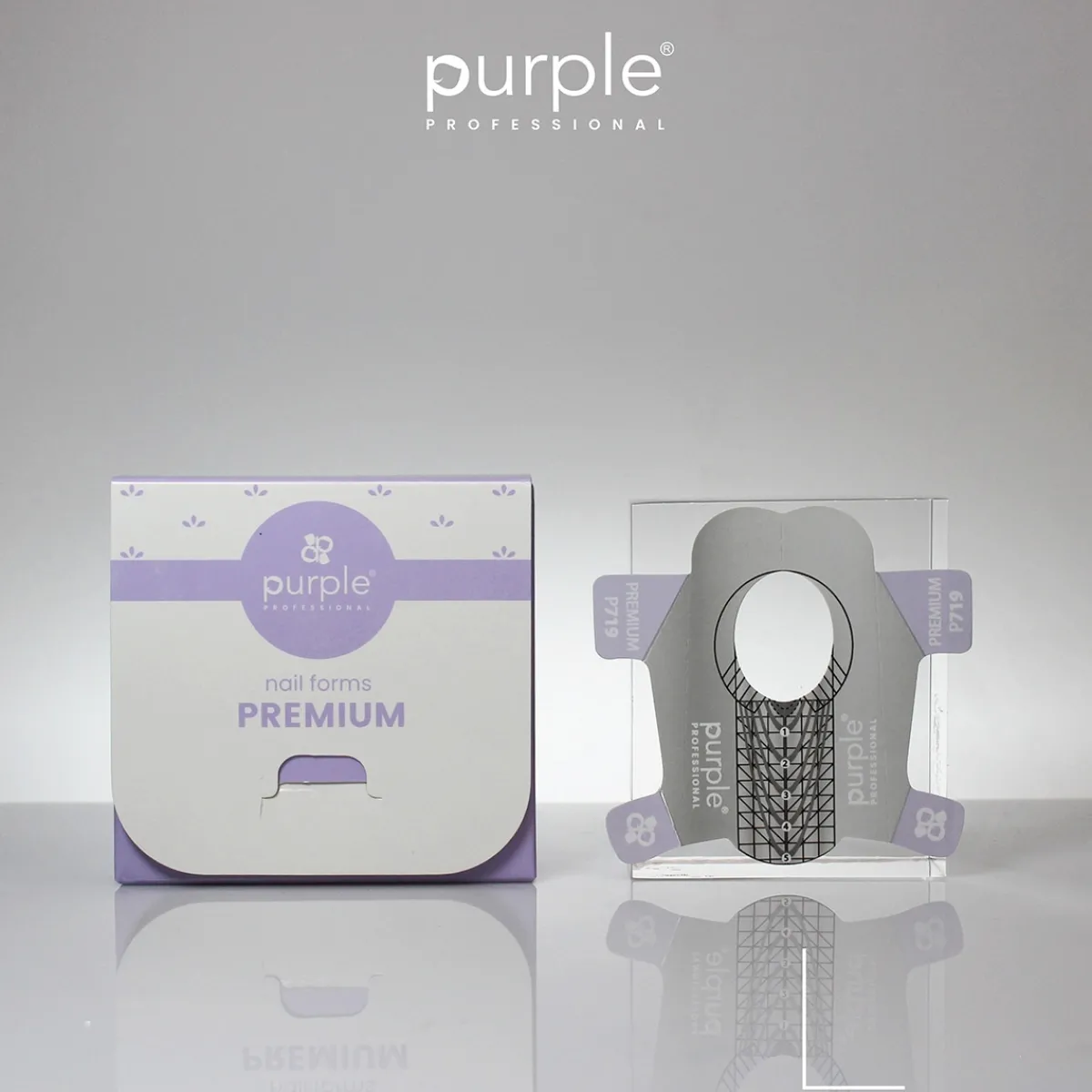 BOITE de CHABLONS 100 Pcs - PREMIUM | Purple Professional Outlet