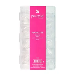 Capsules Américaines MAGIC TIPS AMANDE / COURT - Boite de 504 pcs | Purple Professional Best