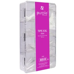 Capsules XXL STILETTO Transparentes - Boite de 360 pcs | Purple Professional Best