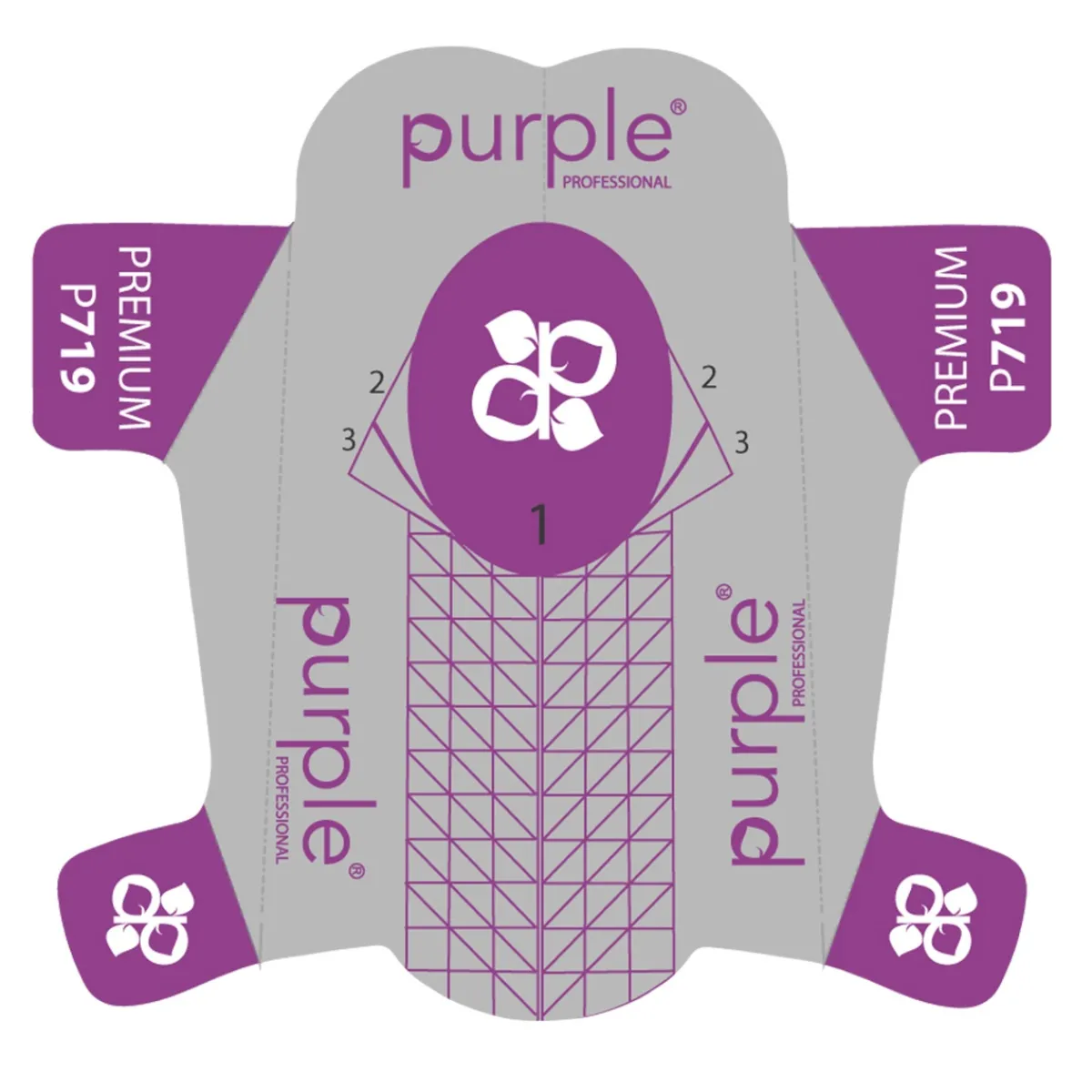 CHABLONS 500 Pcs - PREMIUM | Purple Professional Clearance