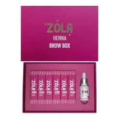 Coffret 6 teintures henné sourcils + huile à sourcils - | Zola New