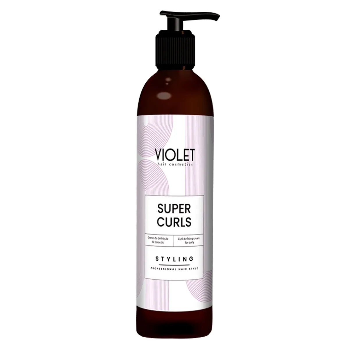 Crème définition boucles SUPER CURLS sans rinçage - 250 ml | Violet Sale
