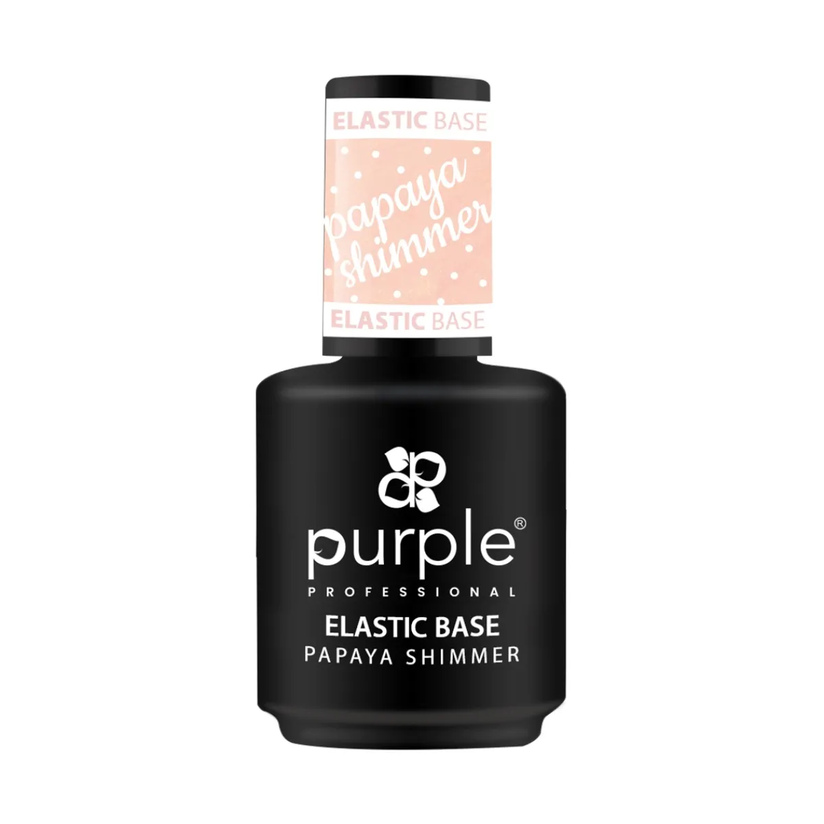 ELASTIC BASE COLOR - Papaya Shimmer 15 ml | Purple Professional Clearance