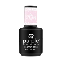 ELASTIC BASE COLOR - Pink Dolly 15 ml | Purple Professional Hot