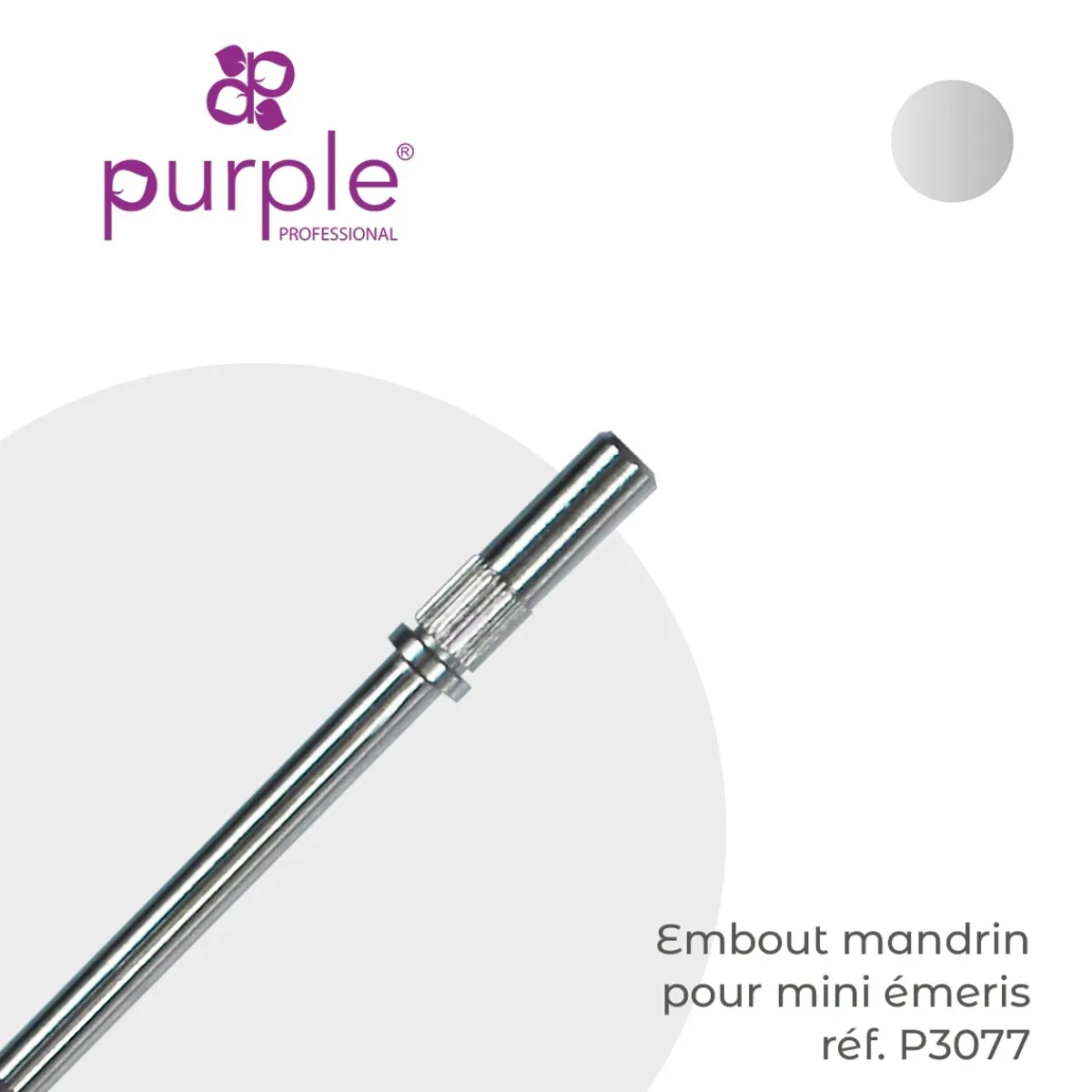 Embout Mandrin en Carbone pour Mini émeris 3,3 x 12,5 mm - Purple | Purple Professional Discount