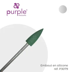 Embout pointu en silicone 6 x 16 mm (Medium) - Purple | Purple Professional New