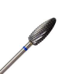 Fraise en Carbone Grain Bleu Embout Arrondi 6 x 15 mm - Purple | Purple Professional Fashion