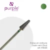 Fraise en Carbone Grain Vert forme Conique 6 x 14,5 mm - Purple | Purple Professional Hot