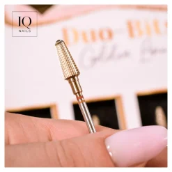 Fraise en Carbure Double-sens Forme Conique Grain Rouge 6 mm - | IQ Nails Outlet