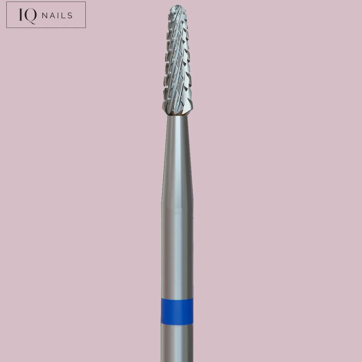 Fraise en Carbure Grain Bleu Forme Conique 2,3 mm - | IQ Nails Sale