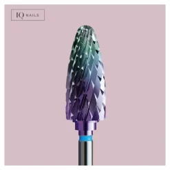 Fraise en Carbure Grain bleu Embout arrondi 6 x 14 mm - | IQ Nails Outlet