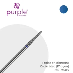 Fraise en Carbure Grain Bleu 2,3 x 14,5 mm - Purple | Purple Professional Sale