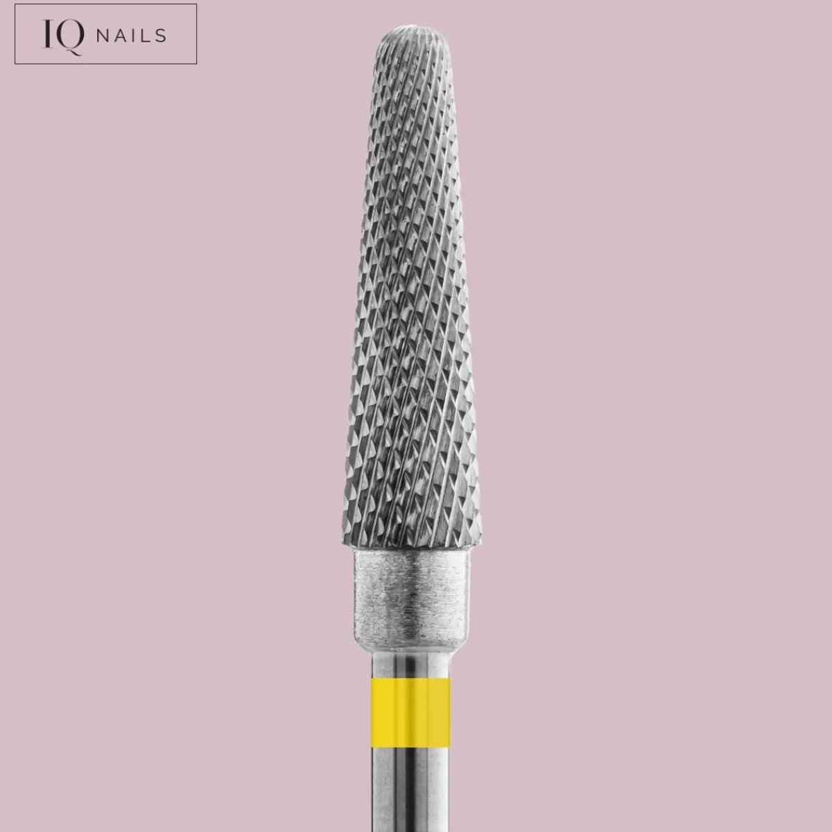 Fraise en Carbure Grain Jaune forme Conique 4 mm - | IQ Nails Sale