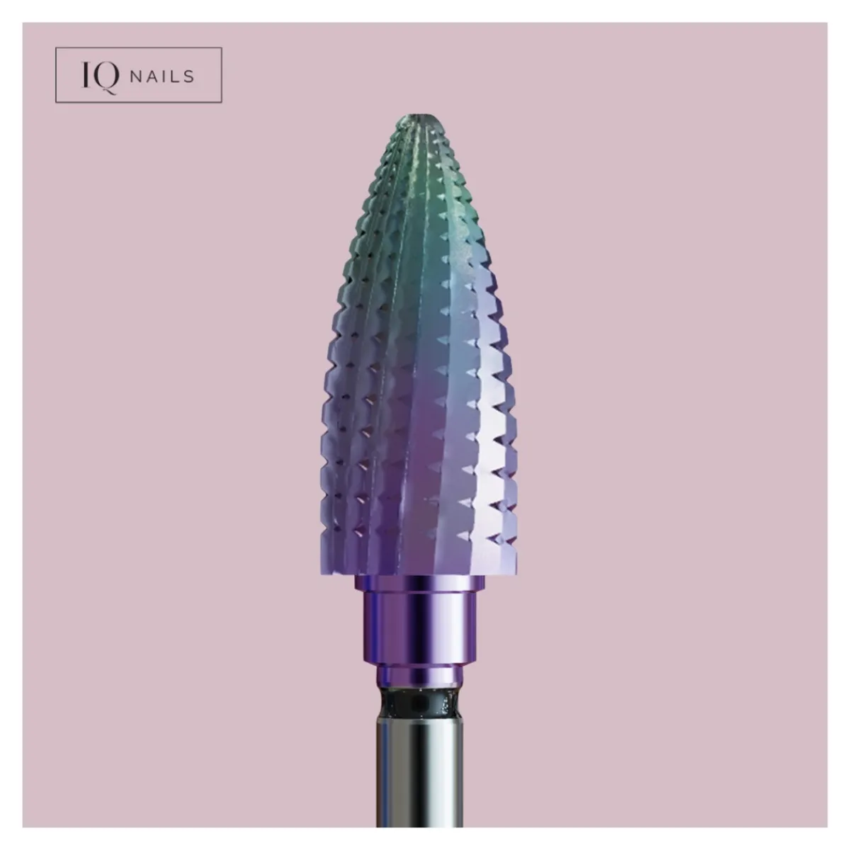 Fraise en Carbure Grain noir Embout arrondi 6 mm - | IQ Nails Best