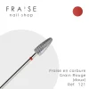 Fraise en carbure grain rouge embout arrondi 121 | Fraise Nail Shop Discount