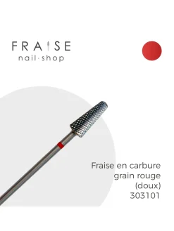 Fraise en carbure grain rouge embout arrondi 303101 | FREZA Company Ltd New