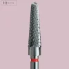 Fraise en Carbure Grain Rouge forme Conique 4 mm - | IQ Nails Hot
