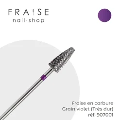Fraise en Carbure Grain Violet Embout arrondi 0,6 x 1,4 cm (907001) | FREZA Company Ltd Outlet