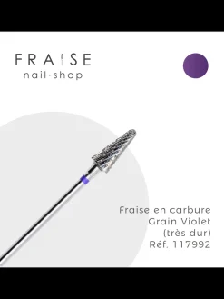 Fraise en carbure grain violet forme conique 117992 | KMIZ Sale