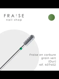Fraise en carbure grain vert forme tonneau 407402 | FREZA Company Ltd New