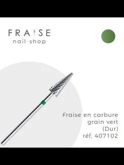 Fraise en carbure grain vert (embout pointu) 407102 | FREZA Company Ltd Fashion