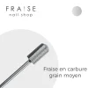 Fraise en carbure Silver grain moyen | Fraise Nail Shop Fashion
