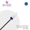 Fraise en Céramique Grain Bleu Embout arrondi 6 x 14,5 mm - Purple | Purple Professional Best