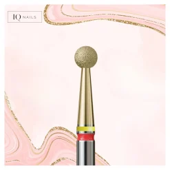 Fraise en Diamant 2 en 1 Double-grain forme Boule 2,7 mm - | IQ Nails Clearance