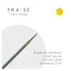 Fraise en diamant forme cône grain jaune 0,14 (117986) | KMIZ Hot
