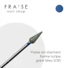 Fraise en Diamant Grain Bleu forme Tulipe 0,50 cm | KMIZ Best