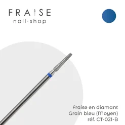 Fraise en Diamant Grain Bleu forme Cône tronqué 0,21 cm | KMIZ Hot