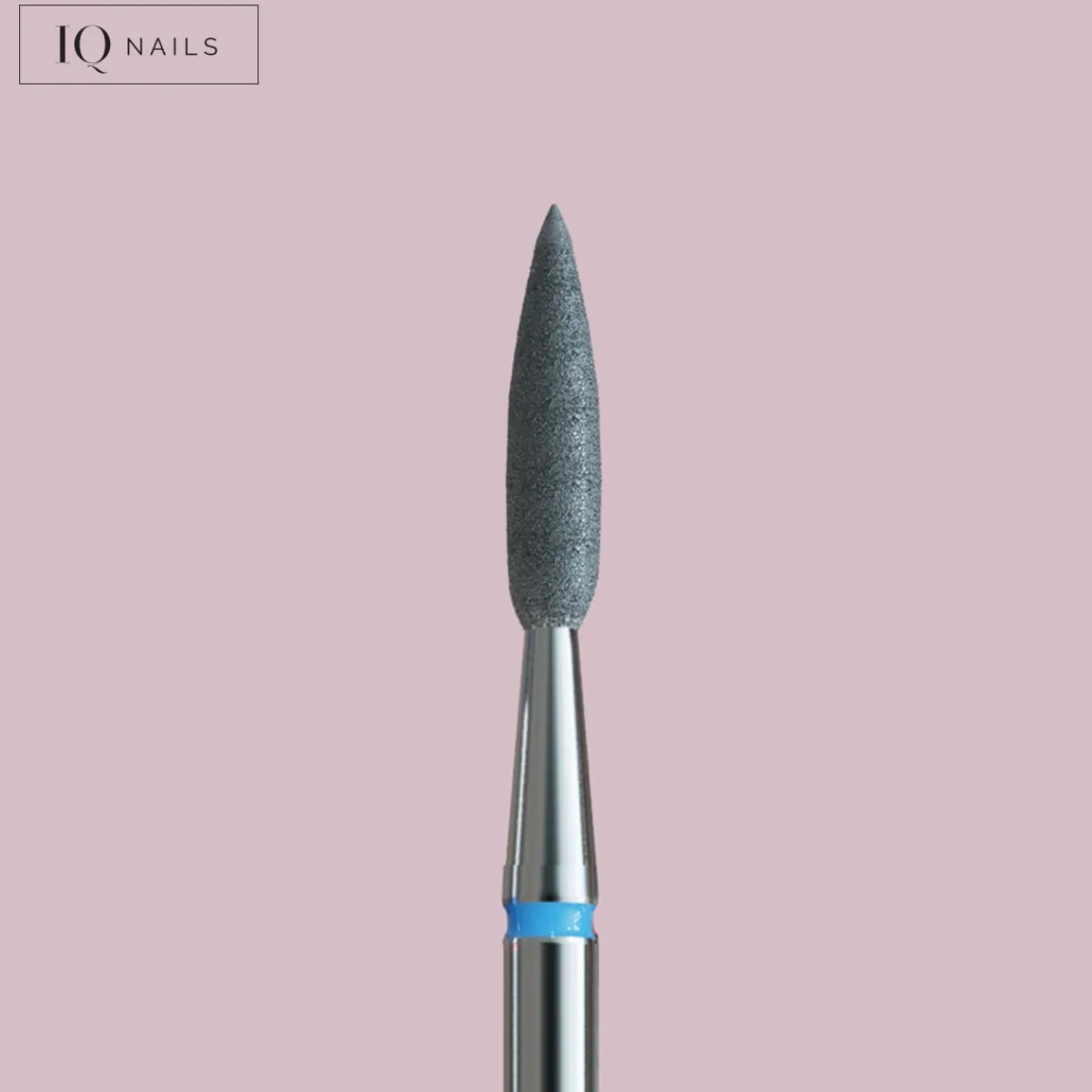 Fraise en Diamant Grain Bleu forme Flamme 2,3 mm - | IQ Nails Best