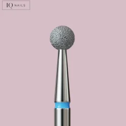 Fraise en Diamant Grain Bleu forme Boule 4 mm - | IQ Nails Fashion
