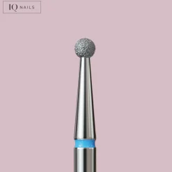 Fraise en Diamant Grain Bleu forme Boule 1,8 mm - | IQ Nails New