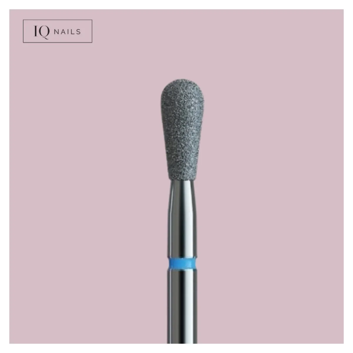 Fraise en Diamant Grain Bleu forme Poire 3,1 mm - | IQ Nails Hot