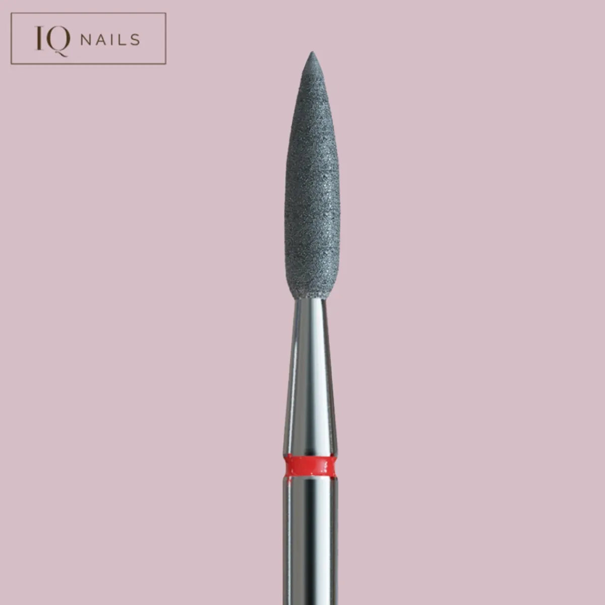 Fraise en Diamant Grain Rouge forme Flamme 2,3 mm - | IQ Nails Fashion