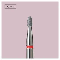 Fraise en Diamant Grain Rouge forme Cartouche 1,6 mm - | IQ Nails Hot