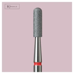 Fraise en Diamant Grain Rouge forme Tonneau 2,3 mm - | IQ Nails New