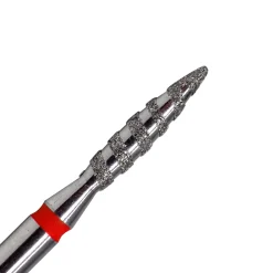 Fraise en Diamant Grain Rouge forme Flamme Tornade 0,21 cm | KMIZ Clearance