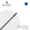 Fraise manucure Russe en Diamant Grain Bleu forme Conique 3,3 x 10 mm - Purple | Purple Professional Discount