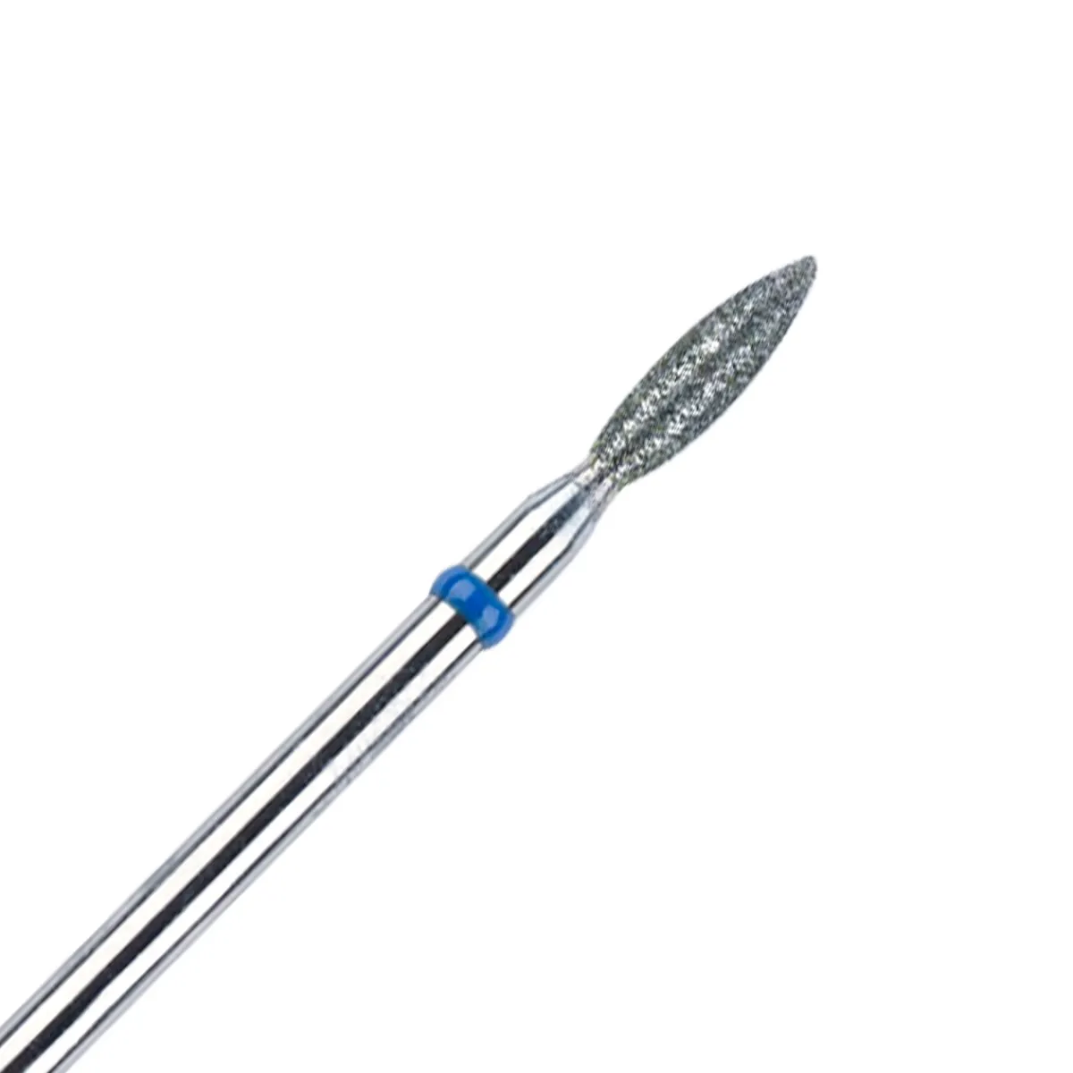 Fraise manucure Russe en Diamant Grain Bleu forme Flamme 2,5 x 9 mm - Purple | Purple Professional Sale