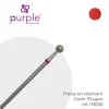 Fraise manucure Russe en Diamant Grain Rouge forme Boule 4 mm - Purple | Purple Professional Hot