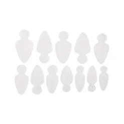 French Pads en silicone MODELE D pour Popits Dual Forms (6 feuilles de 12 tailles) | Purple Professional New